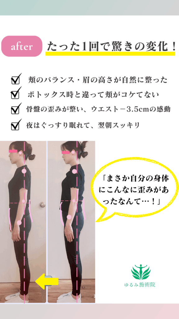 たった1回で驚きの変化!